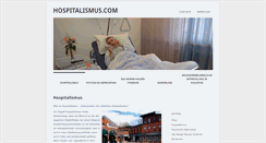 Desktop Screenshot of hospitalismus.com